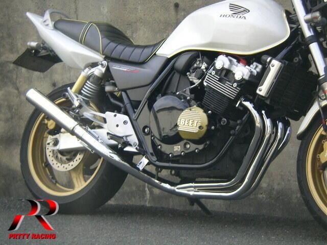 CB400SF VTEC NC39 4-1管 ALサイレンサー 50.8π メッキ マフラー