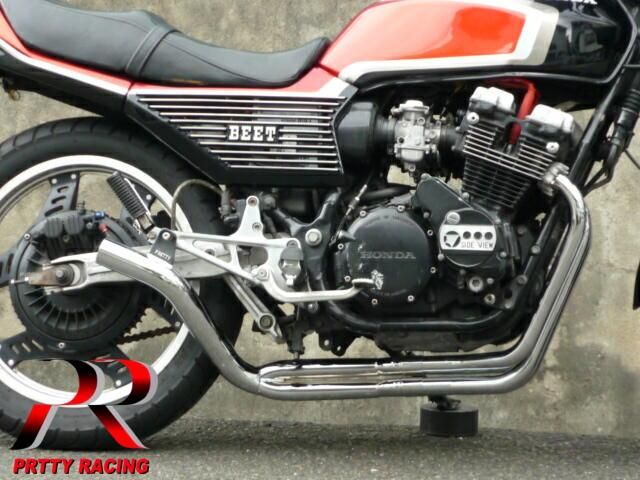 CBX400F 分割式 50.8π ガニマタエンデュランス管 (イノガニ) メッキ
