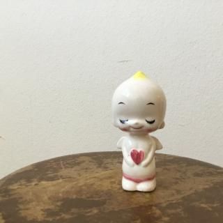 内藤ルネ【RUNE】 陶器製天使の置物