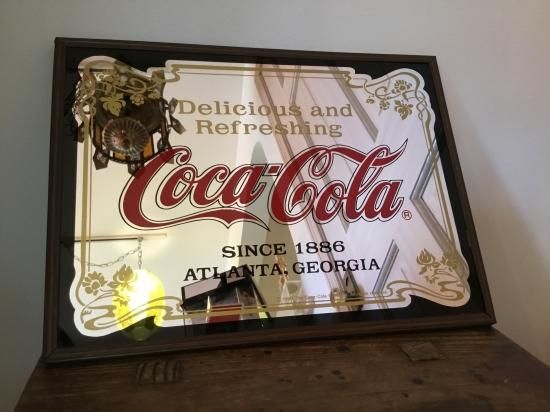 コカコーラ ヴィンテージ パブミラー / 壁掛けミラー
