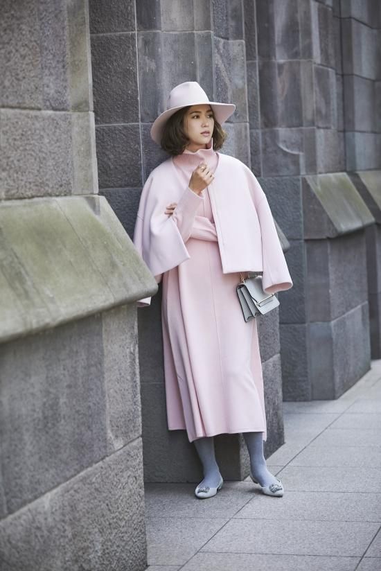 ダブルフェイスショートコート(ピンク) - seventen