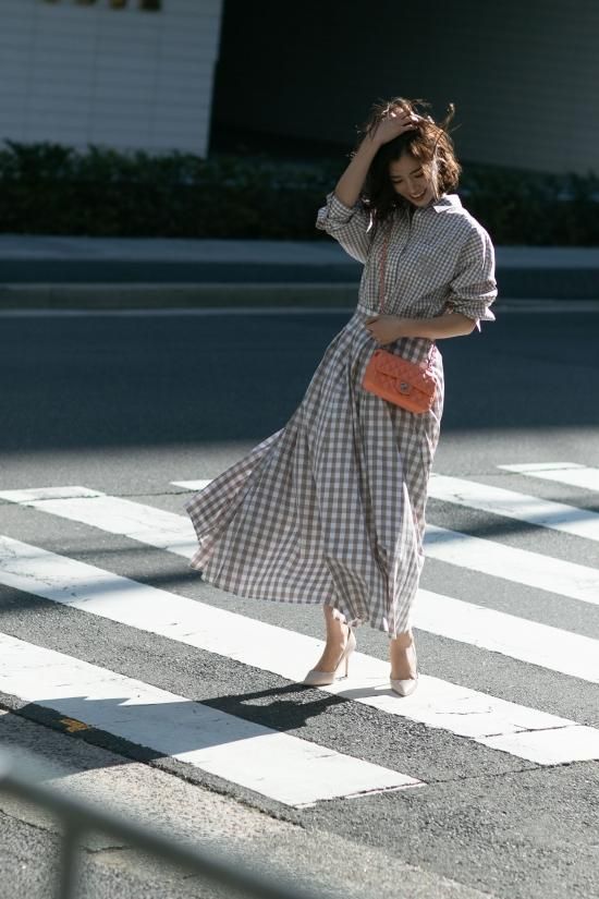 SVT刺繍オックスシャツ(ベージュギンガム) - seventen