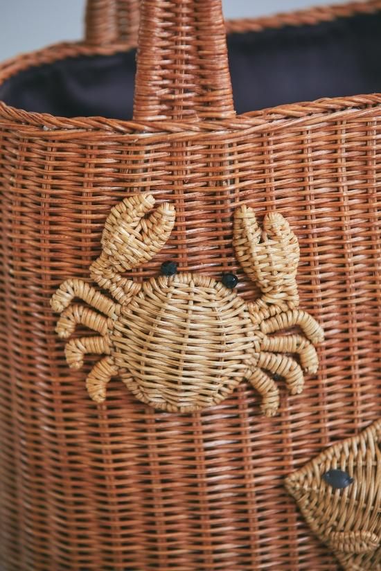 再入荷】マリンモチーフラタントート(ブラウン) - seventen