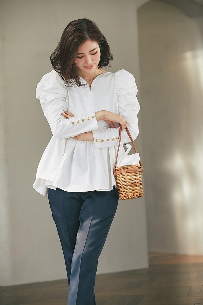 ハートブラウス(ホワイト) - seventen