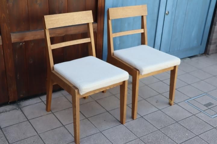 unico(ウニコ) ADDAY(アディ) ダイニングチェアー 2脚セットです♪木の