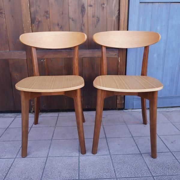 人気のFrancfranc(フランフラン)のORGA(オーガ) ダイニングチェア2脚