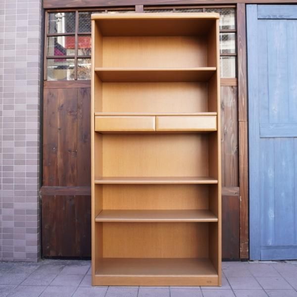 HAMAMOTO(浜本工芸) No.3600 ナラ材 書棚です。純国産のしっかりとした
