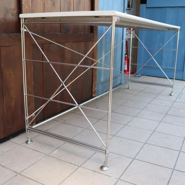 MUJI(無印良品) ステンレスユニットシェルフ・デスク/メラミントップ