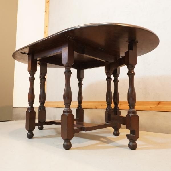 松本民芸家具のM型バタフライテーブルです。ミズメザクラ無垢材を使用