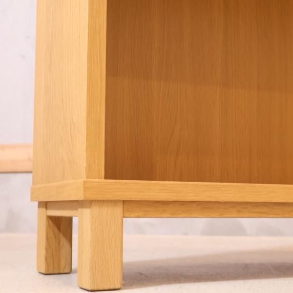 人気の無印良品のオーク材 ミドルタイプ木製収納です！！シンプルな