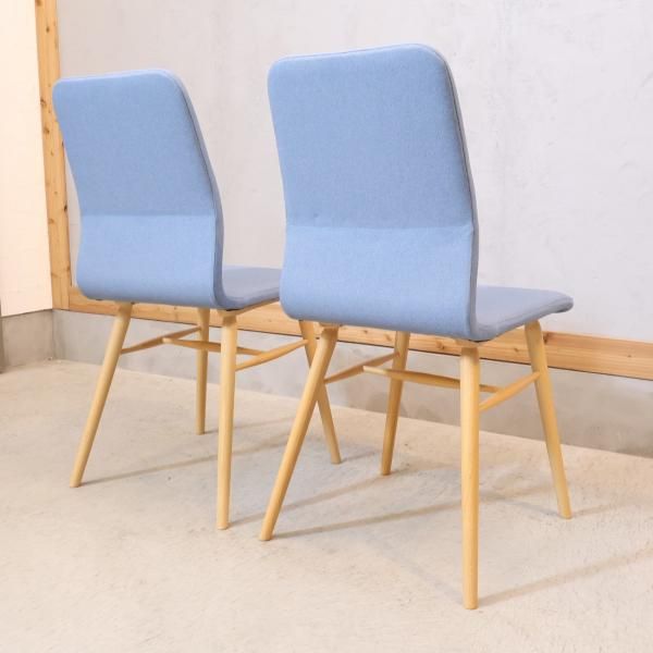 人気のunico(ウニコ)のKOTONA(コトナ)ファブリックチェア2脚セットです