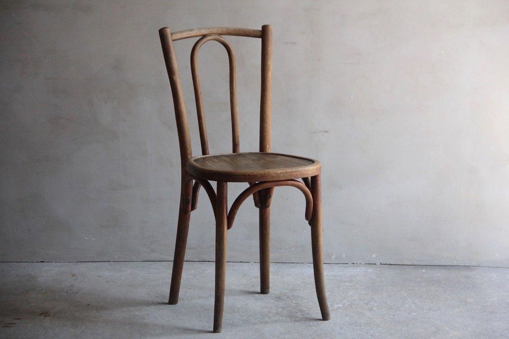 フランスアンティーク|木製ビストロチェアA - L'atelier Brocante