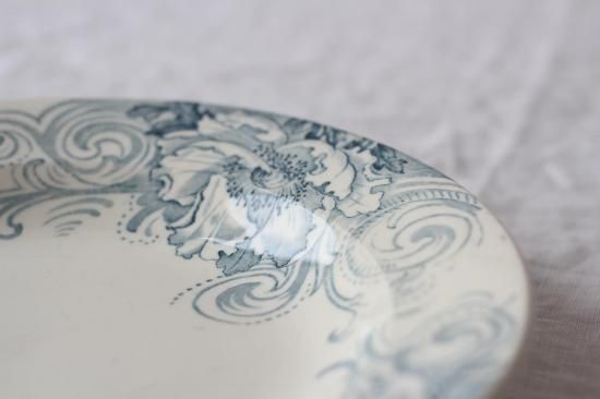 花柄のプレートA - L'atelier Brocante / ラトリエブロカント