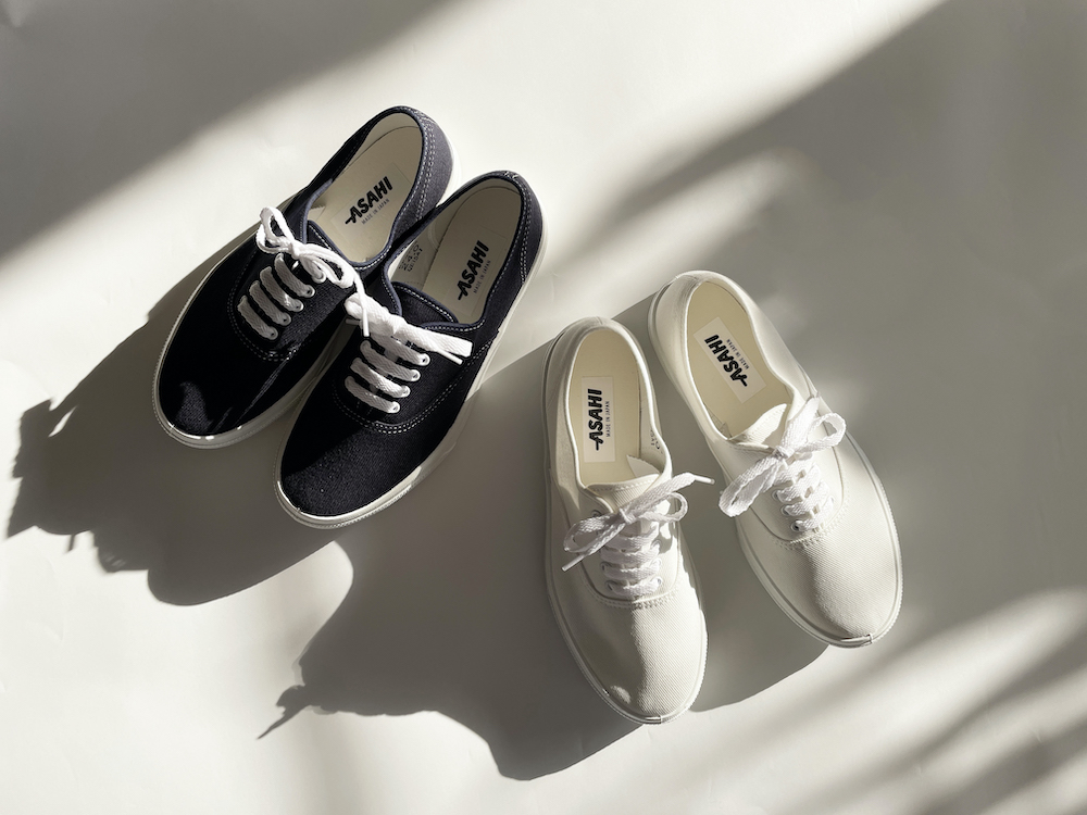 middleミドル〉アサヒ503デッキシューズ/ホワイト