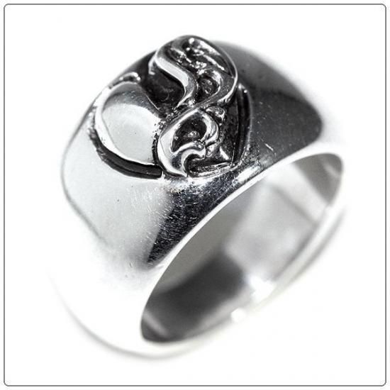 クロムハーツ リング/指輪（Chrome Hearts）ハート イン バンド リング