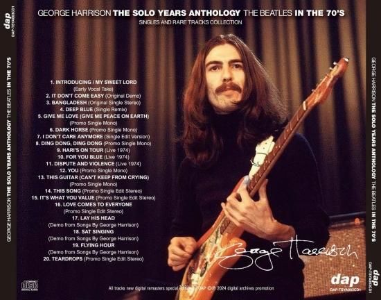 GEORGE HARRISON / THE SOLO YEARS ANTHOLOGY - THE BEATLES IN THE