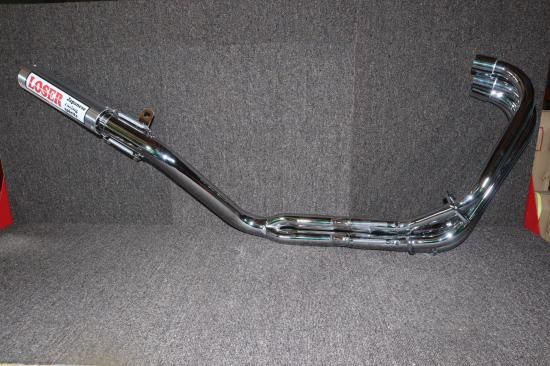 NEW ゼファー400 ルーザー管 6分割 Z400FX Z400GP すり鉢サイレンサー