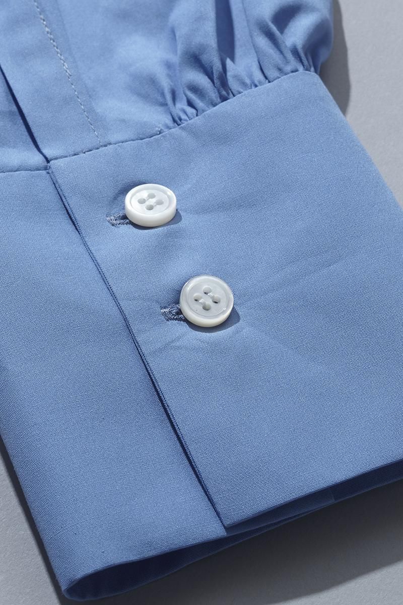 cotton ~THOMAS MASON~ gather blouse - atelier naruse｜Online store