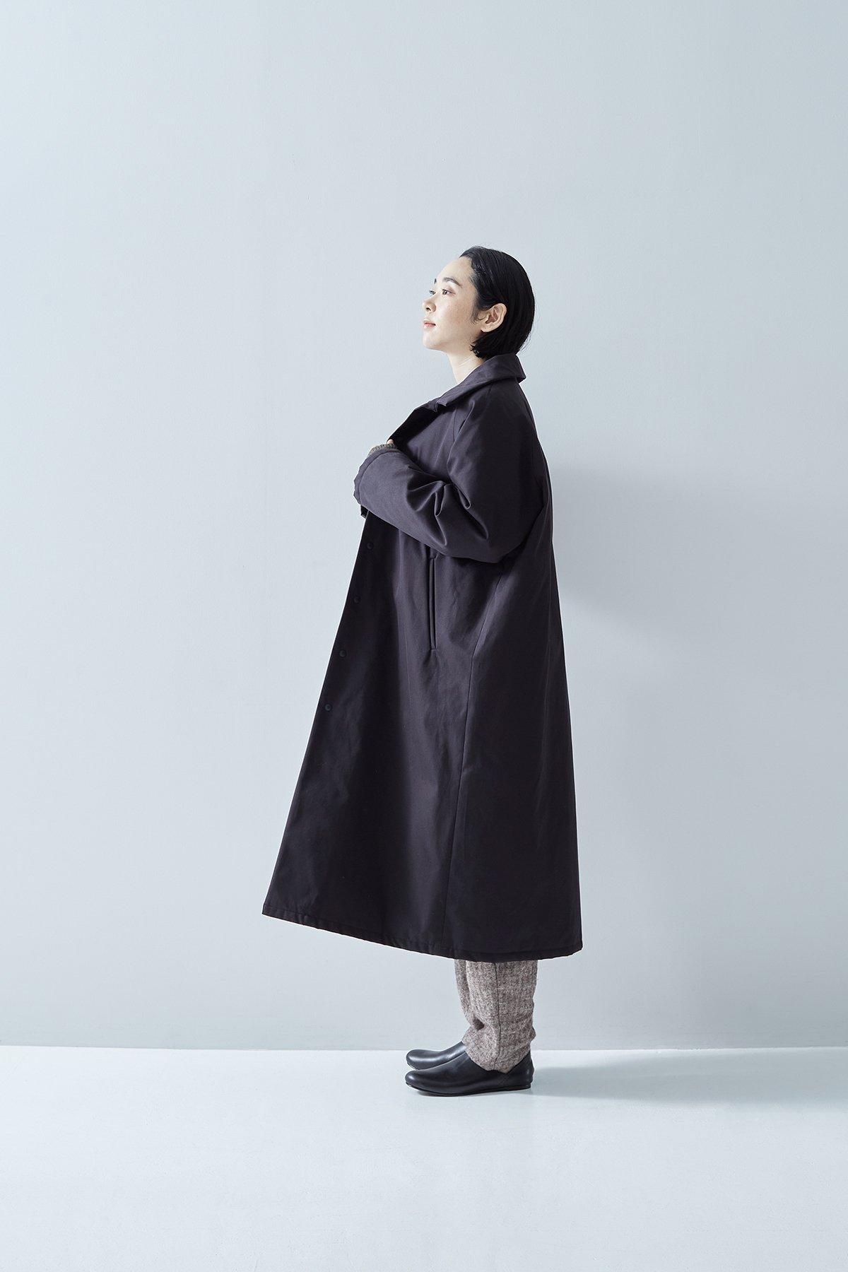cotton batting coat / black - atelier naruse｜Online store｜the an