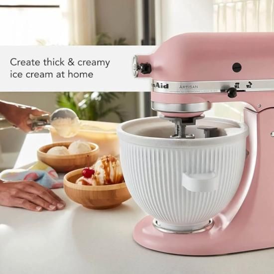 キッチンエイド ｜ スタンドミキサーのアイスクリームメーカー