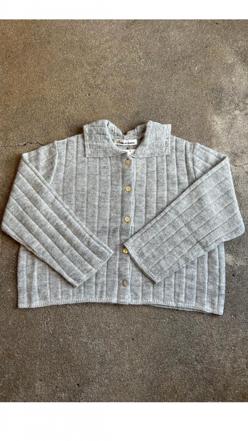 Porter des boutons “ワイドカラーニットカーディガン” - Tribeca