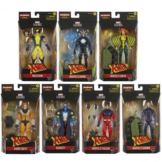 マーベル・レジェンズ X-MEN（ボーンブレイカー BAF） 7種セット - RED