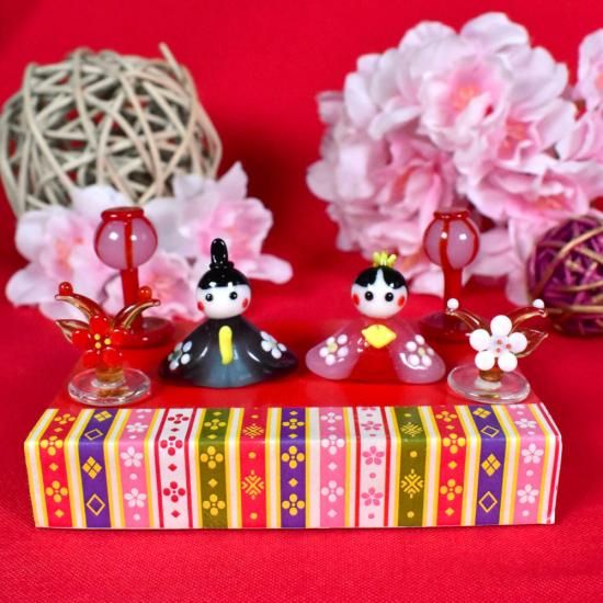 童話のミニチュアガラス細工｜黄鬼｜フォーカートグラスワークス