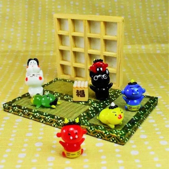 童話のミニチュアガラス細工｜緑鬼｜フォーカートグラスワークス