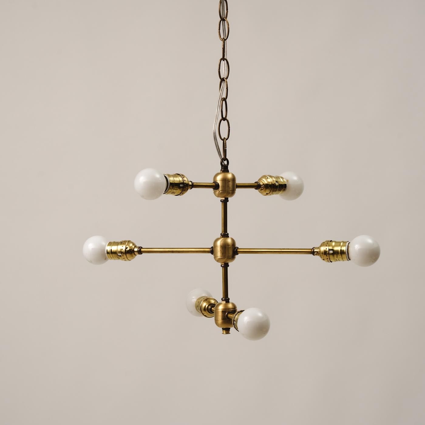 OCH005 6 BULBS LIGHT - POINT NO.39｜東京｜五反田｜真鍮照明