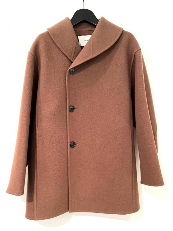 HYKE(ハイク)/DOUBLE FACE SHAWL COLLAR COAT