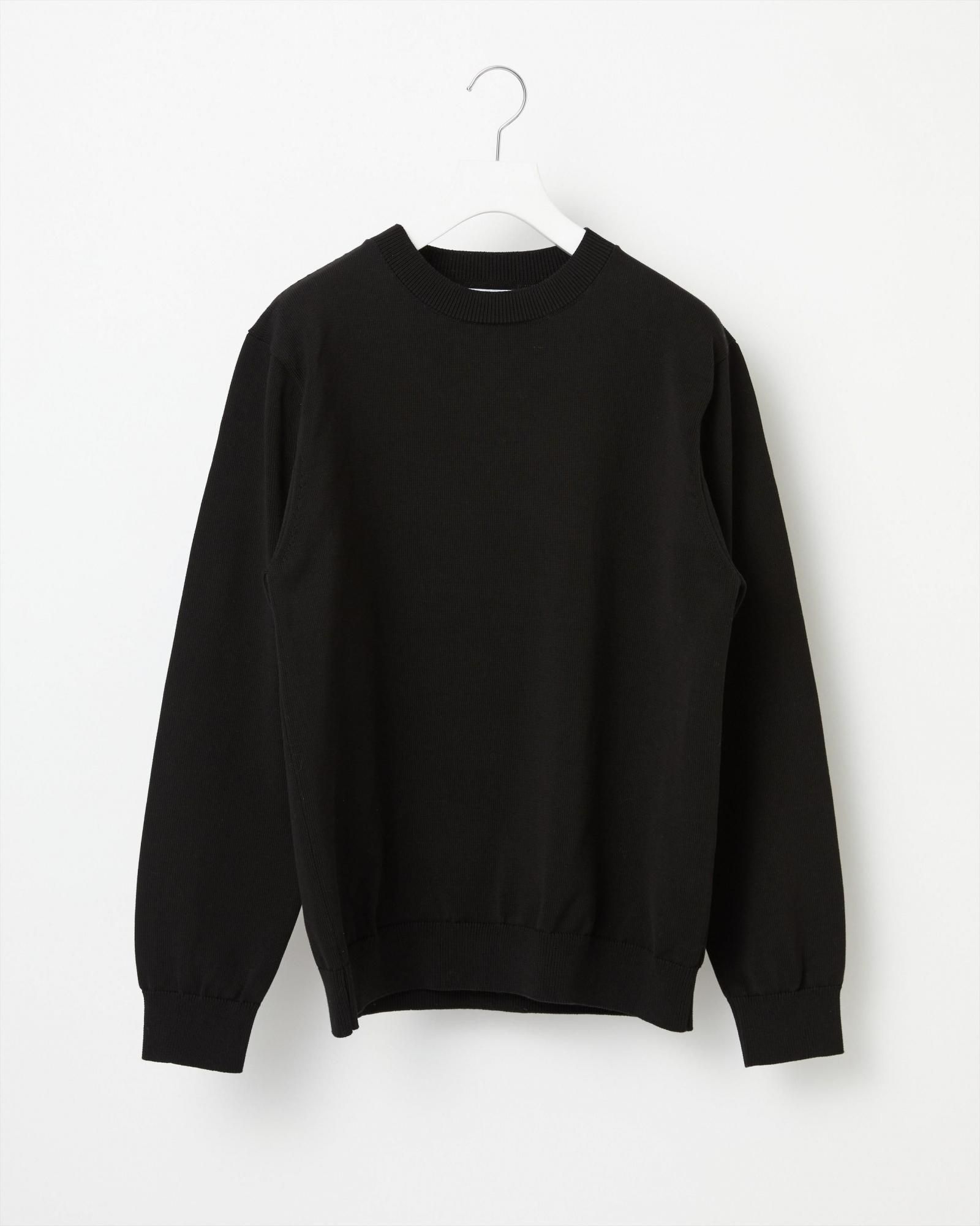 RIGID SEA ISLAND COTTON KNIT PULLOVER - Yonetomi STORE ONLINE