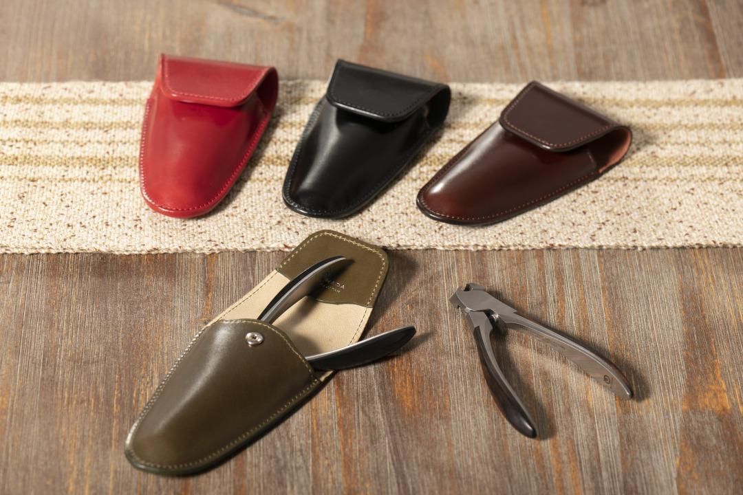 つめ切り専用高級レザーケース | コードバン - SUWADA ONLINE SHOP