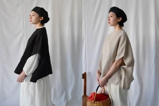 CHISHIRO 天日干しリネン | ドルマンベスト - 日々ノ道具奥田金物