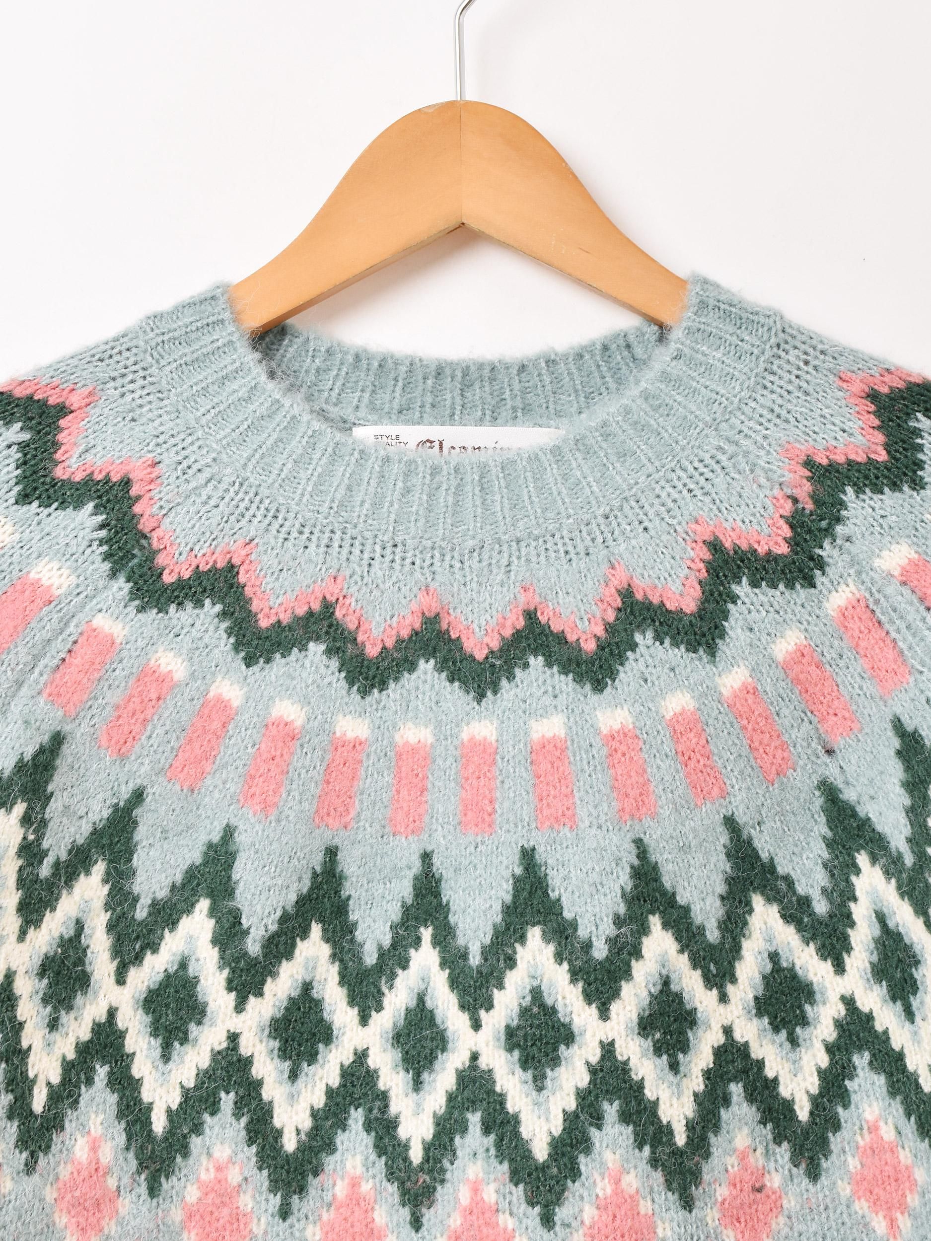 フェアアイル柄セーター | Elcamino - 古着屋グレープフルーツ ムーン