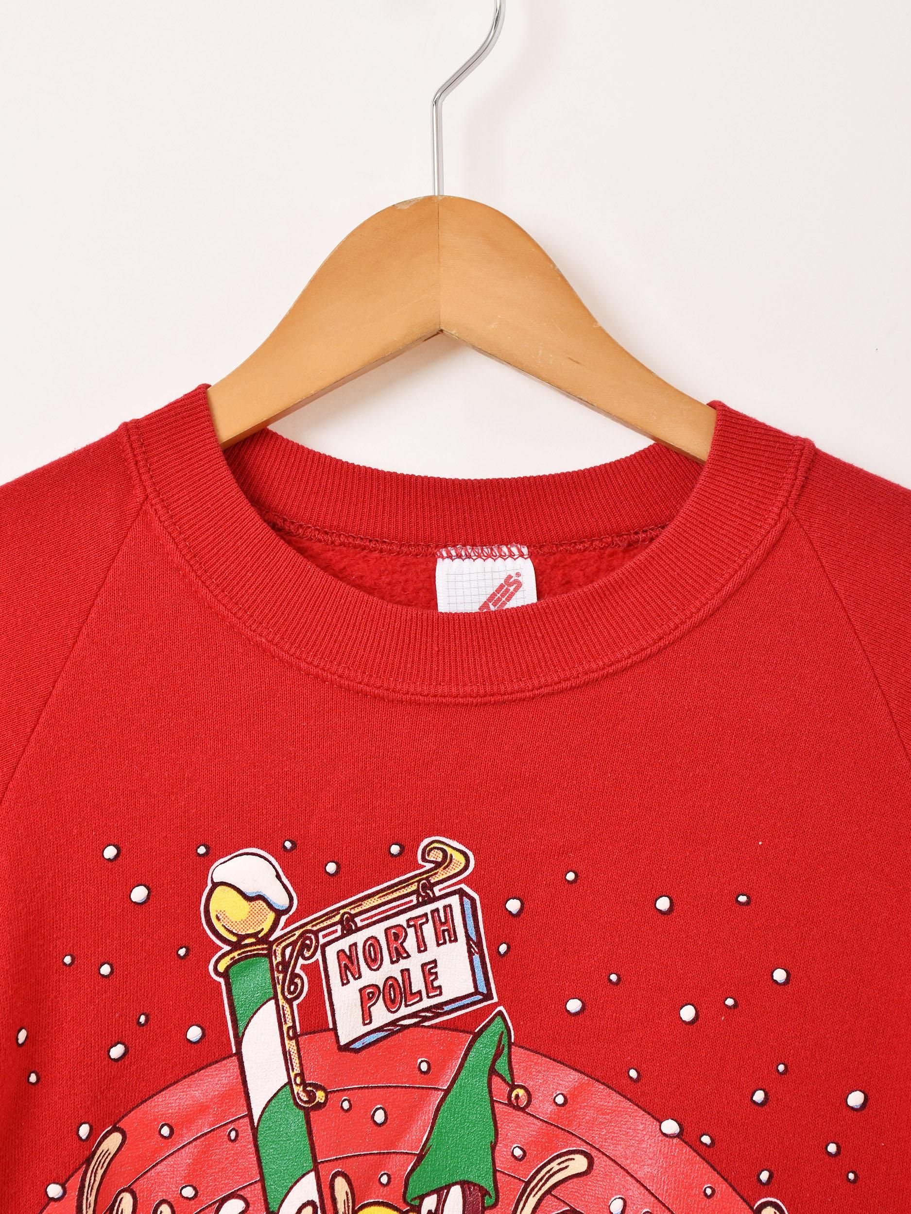 90's アメリカ製 LOONY TUNES クリスマス スウェットシャツ - 古着屋