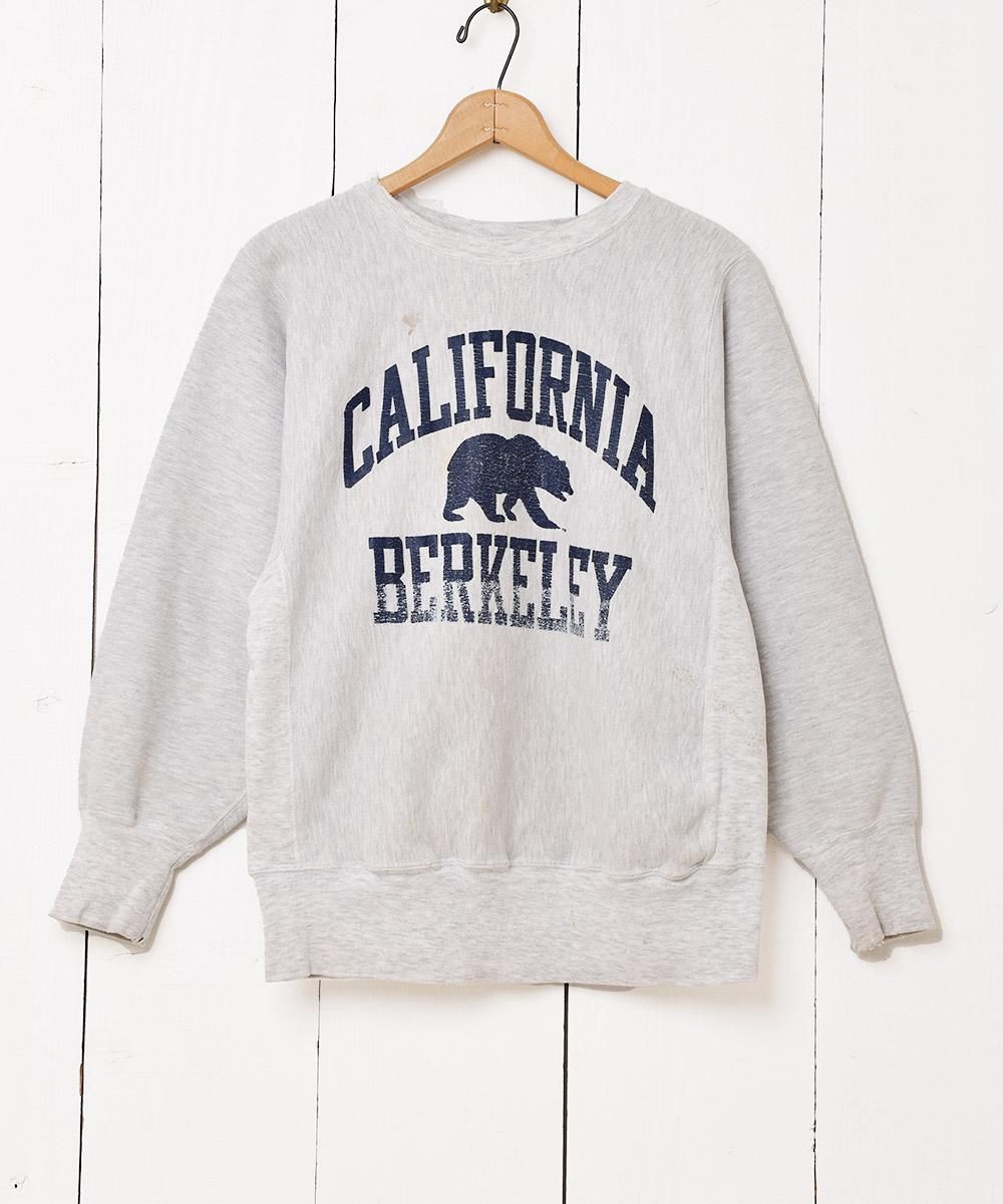 Champion リバースウィーブ 3段プリント スウェットシャツ - 古着屋