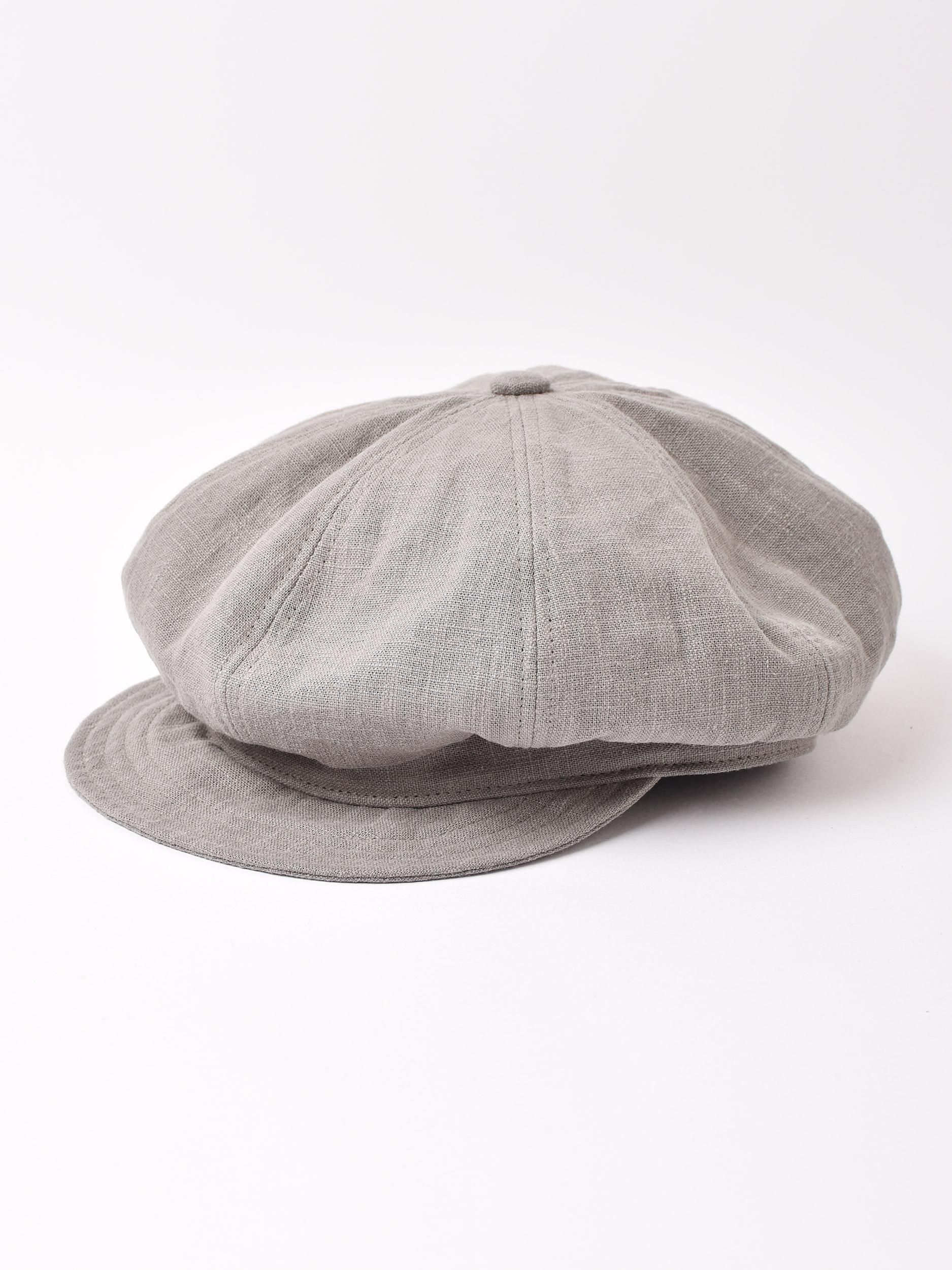 3色展開】リネンキャスケット グレー - 古着屋グレープフルーツ ムーン