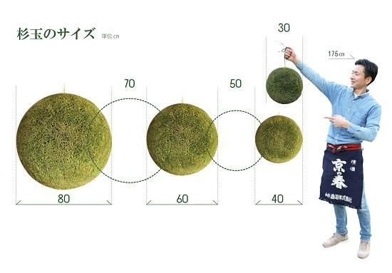 杉玉・直径30cm - 杉玉の高林 オンラインストア