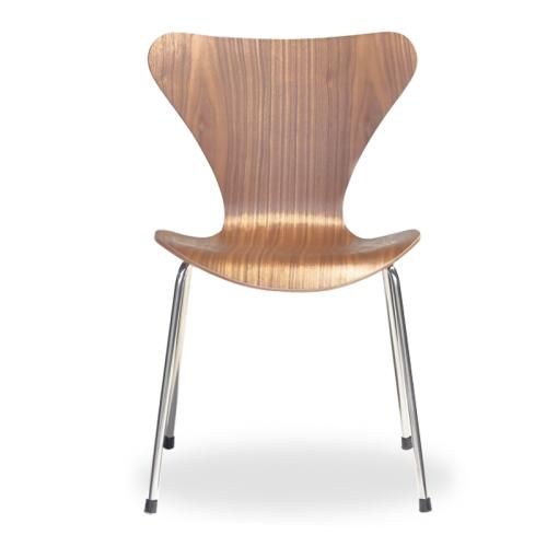 アルネヤコブセン】セブンチェア/Sプライウットチェアステンレス