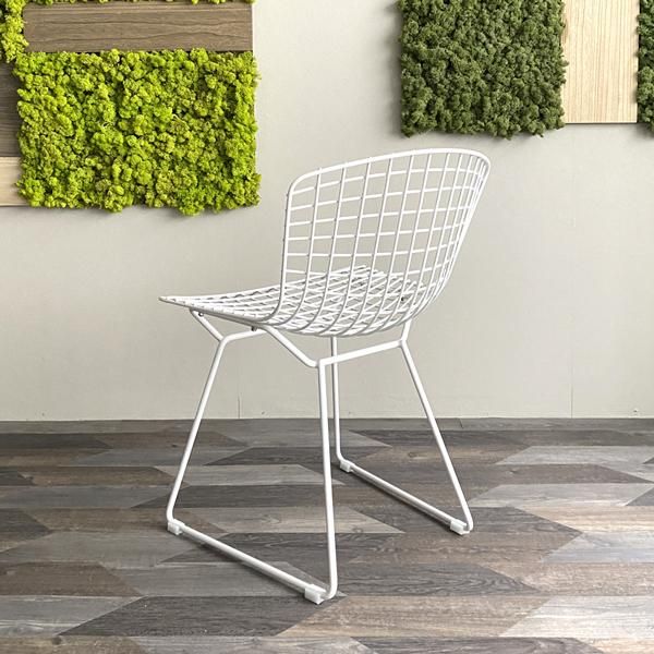 ハリー・ベルトイア ワイヤーチェア ホワイト | モダンインテリアの