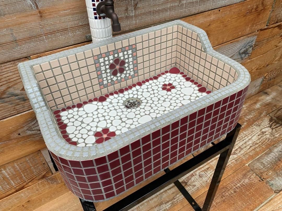 作善堂/SAZENDO SINKS 美濃焼タイルシンク｜レトロでおしゃれな日本製