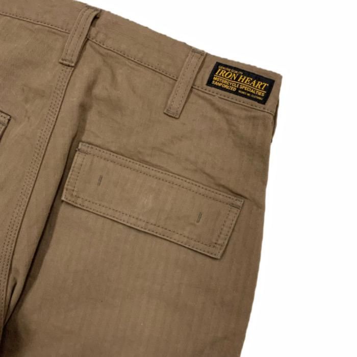 IRON HEART / アイアンハート】 10.6ozヘリンボーンカーゴ/733 REAL