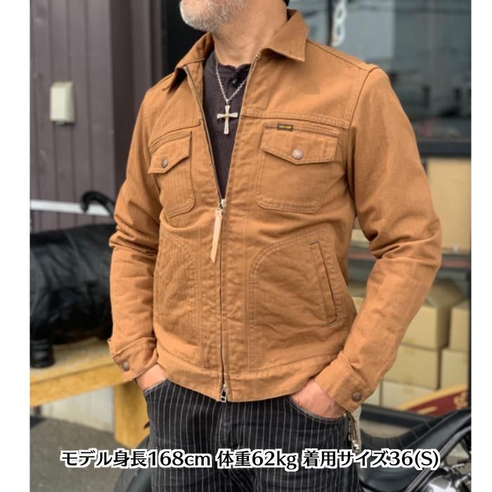 IRON HEART / アイアンハート】 ヘリンボーンワークジャケット ーー