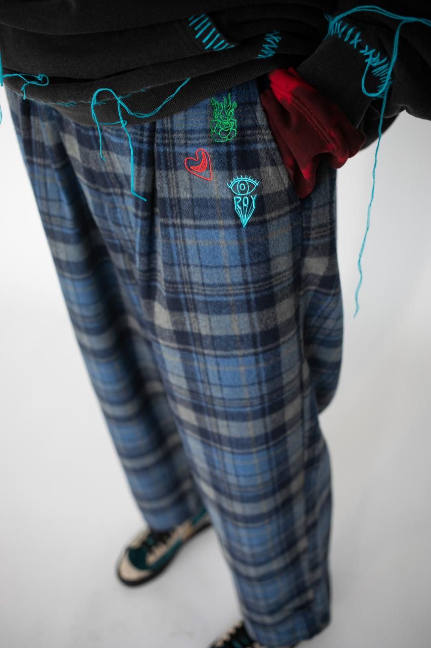 チェックパンツ - ROY reflect overjoy