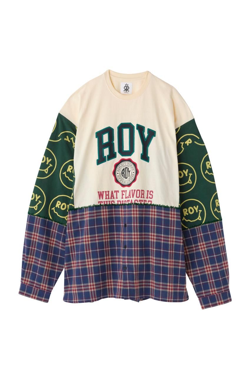 ドッキングロングスリーブTシャツ - ROY reflect overjoy