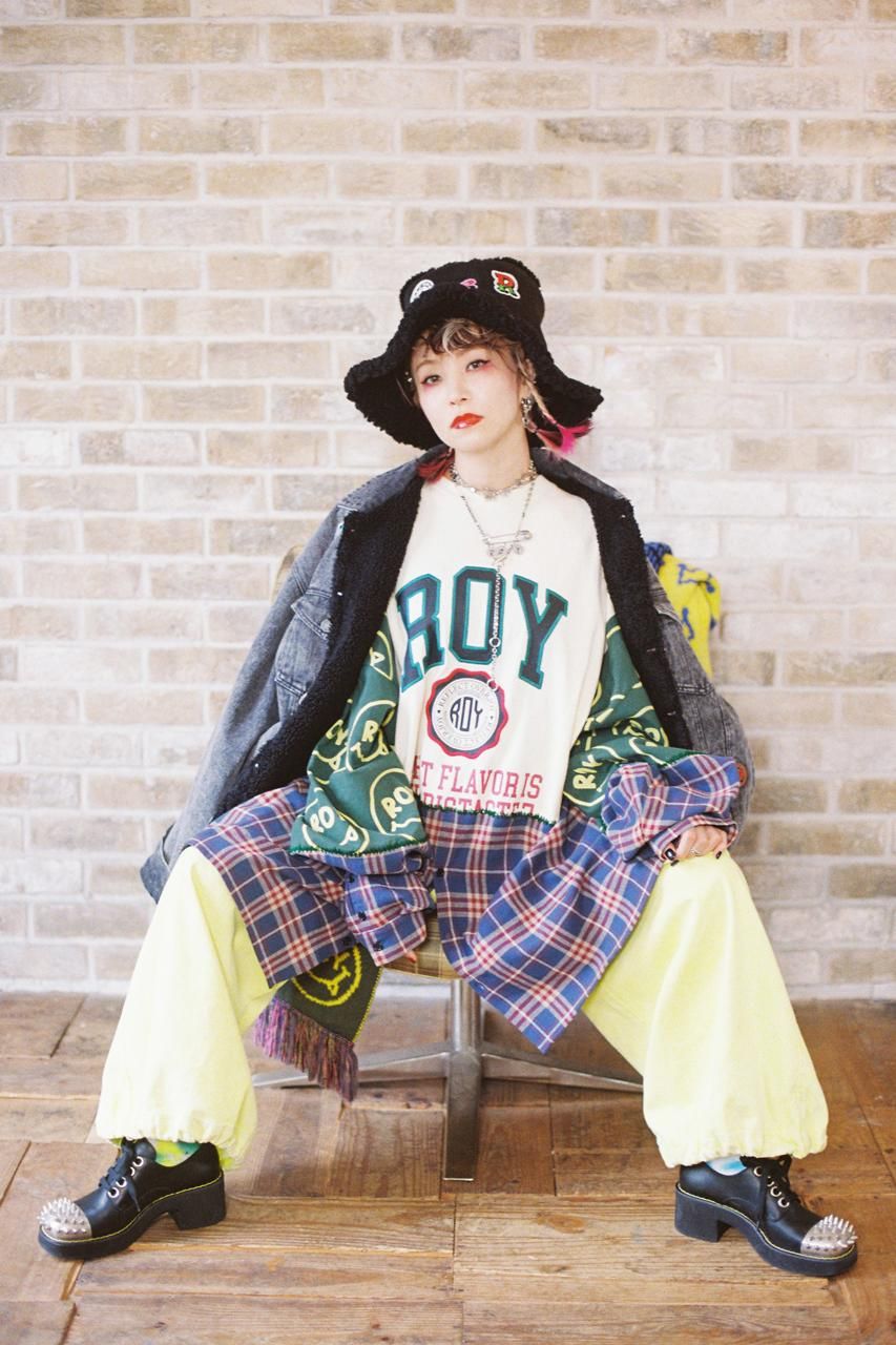 ドッキングロングスリーブTシャツ - ROY reflect overjoy