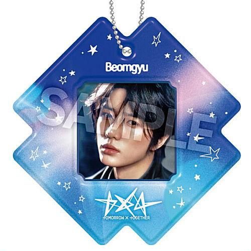 TOMORROW X TOGETHER Visual Square Photo Seal with Case [9.ボムギュ
