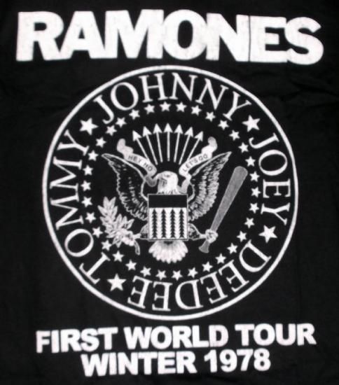 バンドTシャツ 公式 ラモーンズ RAMONES ロックTシャツ 公式 1stツアー