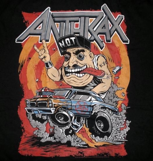 バンドTシャツ 通販 アンスラックス,Tシャツ,ANTHRAX,ノットマン