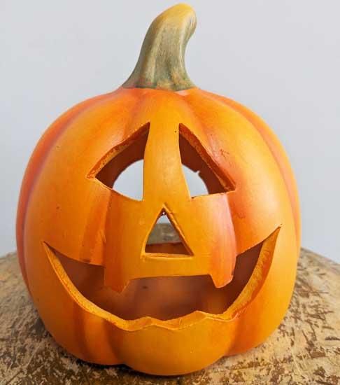 ハロウィン パンプキンMオーナメント | カボチャ ガーデンアクセサリー